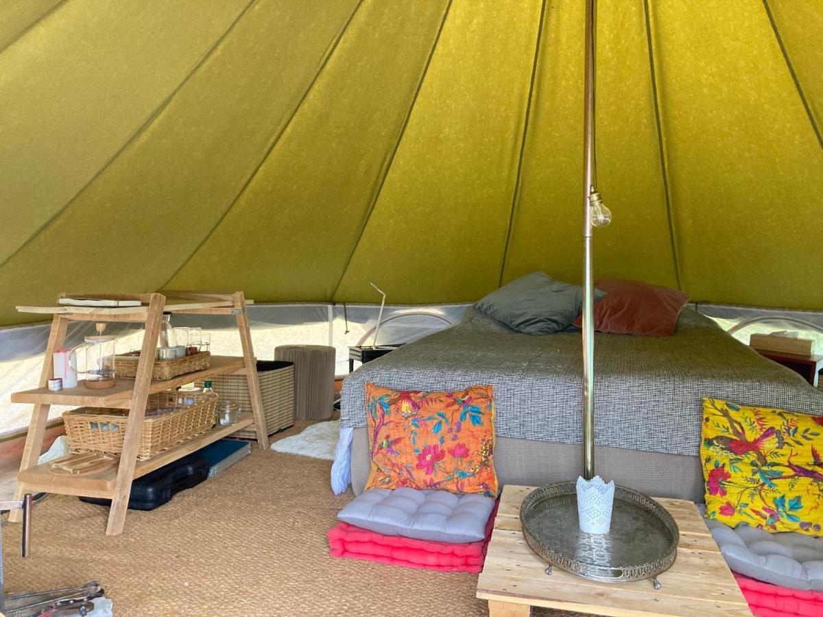 Tente Bivouac Option Bain Chauffee Au Bois Idrac-Respailles 外观 照片